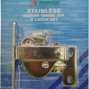 Xcel Gate Latch - D Type Stainless Steel