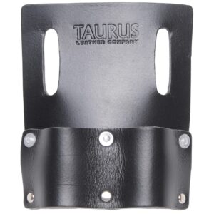 Taurus Tough Full Leather Rigger Double Tool Holder Black