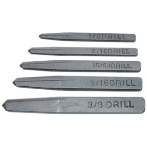 AmPro Screw Extractor Set 5 1/8"-3/8" 5-Piece
