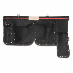 Taurus Tough Full Leather/Nylon Fencing Split Leg Tool Belt Apron Black