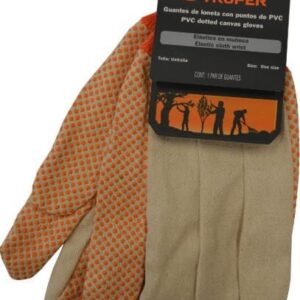 Pretul Garden Gloves Cotton with PVC Dots Large
