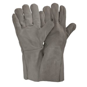 Omni Grey Leather Welding Gloves - Unlabelled