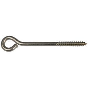 Hindley Screw Eye - Stainless Steel #1102SS 5 x 1/4 inch Tagged