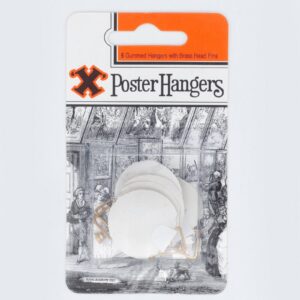 Bayonet X Poster Hanger Gummed - 6pce Blister Pack
