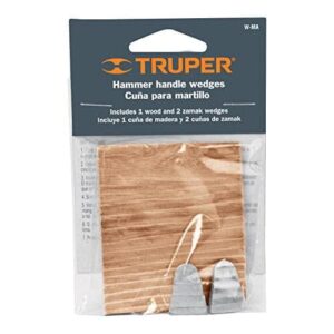 Truper Handle Repair Kit Hammer - Wood & Steel Wedge W-MA