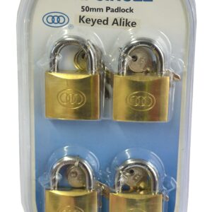 Tri-Circle Padlocks Keyed Alike-set of 4-50mm Tri Circle