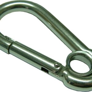 Xcel Karabiner Pear Shape with Eye Stainless Steel #2450X 80mm x 8mm