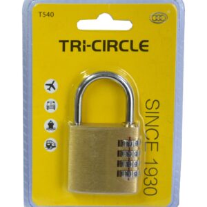 Tri-Circle Combination Padlock - #KD-T1040 40mm
