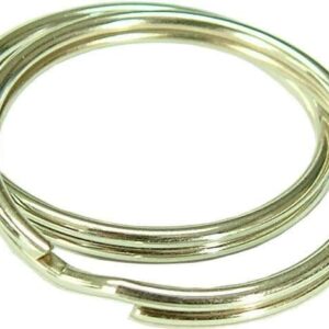Kevron Key Rings - NP Spring Steel 100-pce 30mm