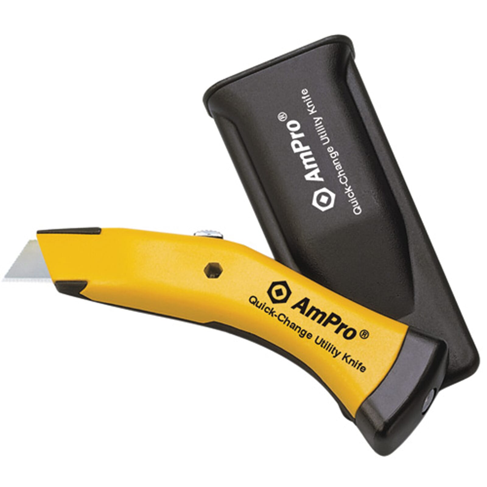 AmPro Heavy Duty Utility Knife with Holster