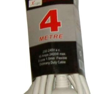 Xcel Xlectric Extension Lead - Domestic White 4m