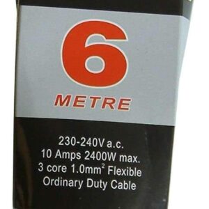 Xcel Xlectric Extension Lead - Domestic White 6m
