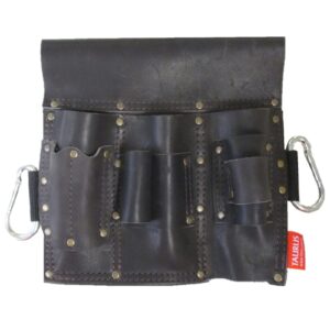 Taurus Tough Full Leather/Nylon Linesman Heavy Duty Pouch Black (pouch only)