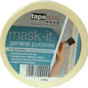 Tapespec Masking Tape - 50m Roll #312 18mm Mask-it
