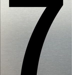 MG Aluminium Numbers - Self Adhesive 75mm 7