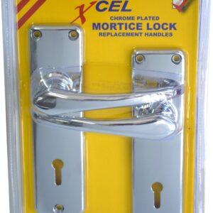 Xcel Mortice Lock - Replacement Handles CP 2-pce