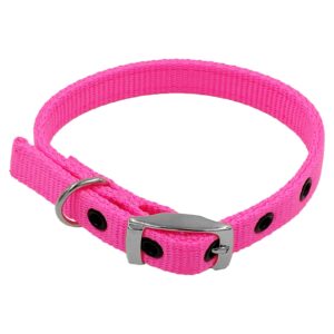 Taurus Tough Nylon Heavy Duty Dog Collar 16 mm x 405 mm Hot Pink