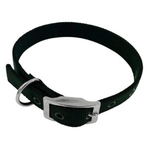 Taurus Tough Nylon Heavy Duty Dog Collar 25 mm x 570 mm Black