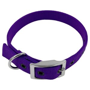 Taurus Tough Nylon Heavy Duty Dog Collar 25 mm x 570 mm Purple