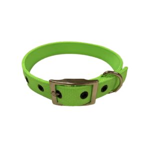 Taurus Tough Nylon Heavy Duty Dog Collar 25 mm x 660 mm Lime Green