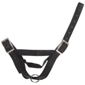 Taurus Tough Nylon Cow Tethering Halter Black
