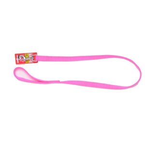 Taurus Tough Nylon Double Thickness Dog Lead 19 mm x 105 cm Hot Pink
