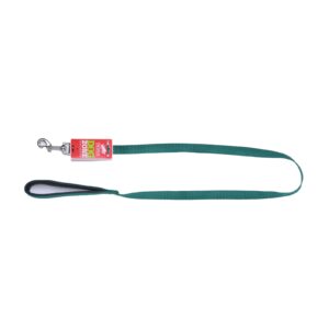 Taurus Tough Dog Lead with Nylon Air-Cushioned PU Padded Handle 24 mm x 120 cm Black