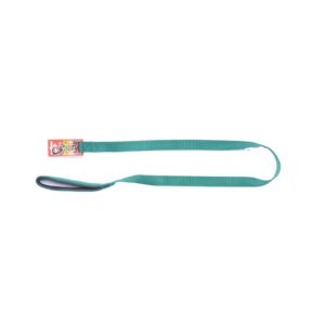 Taurus Tough Dog Lead with Nylon Air-Cushioned PU Padded Handle 24 mm x 120 cm Green