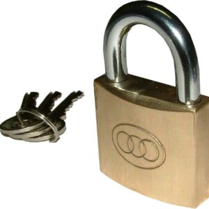 Tri-Circle Brass Padlock - #262 25mm