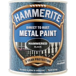 Hammerite Hammered 750 mL Black