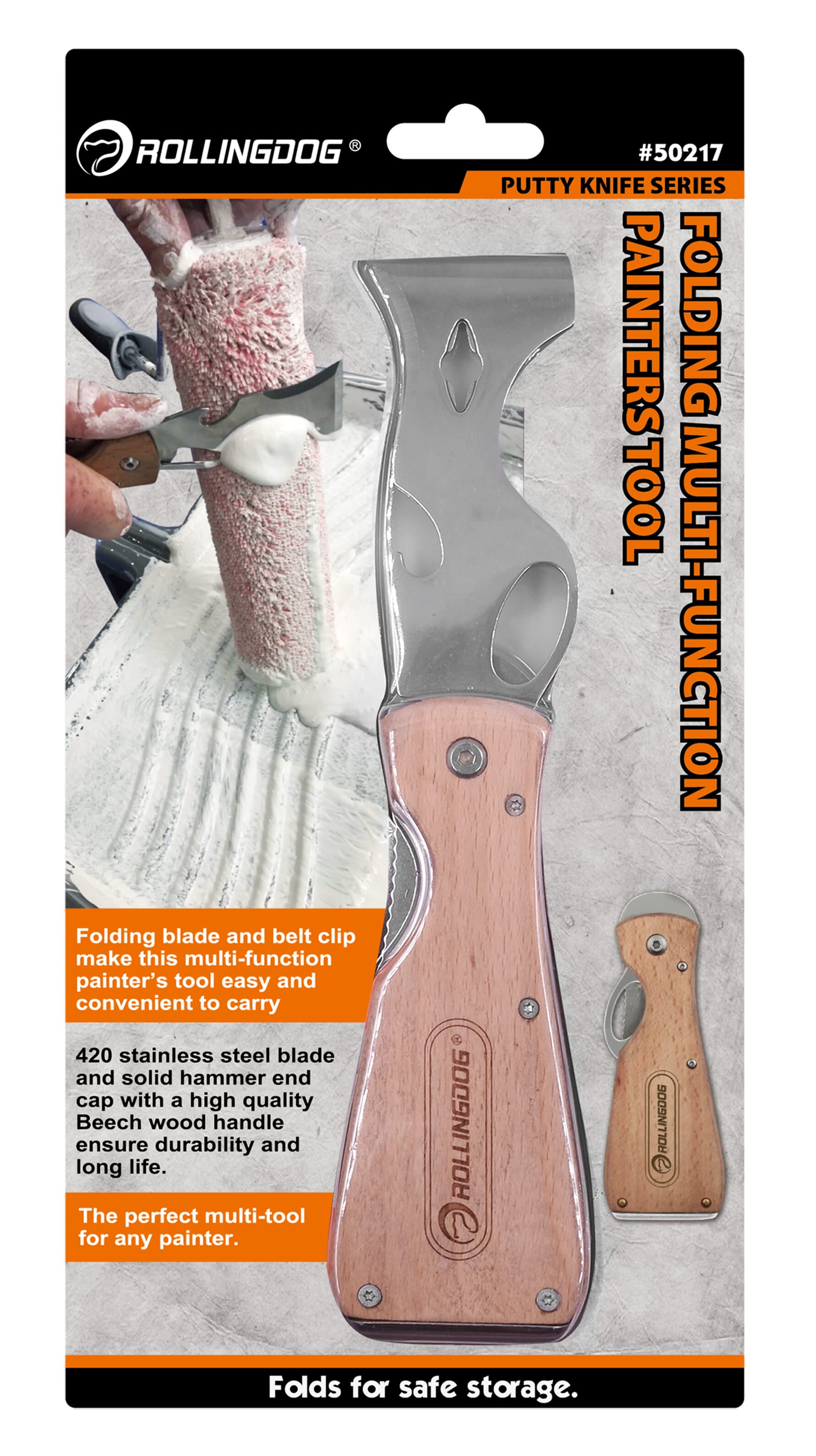 Rolling Dog Painters Multifunctional Folding Tool -