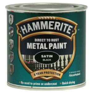 Hammerite Satin 250 mL Black