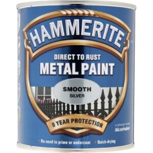 Hammerite Smooth 750 mL Silver