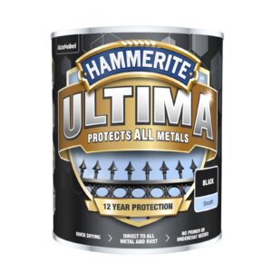 Hammerite Ultima Metal Smooth 750 mL Black