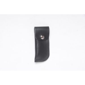 Taurus Tough Full Leather Pocket Knife Pouch Large Black