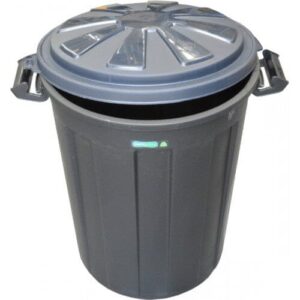 Xcel Rubbish Bin - Plastic With Lid 68L