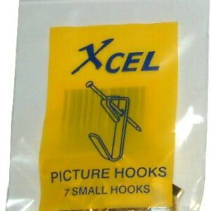 Xcel Picture Hooks - Single Small 7-Pkt Display box of 36 Packets #720