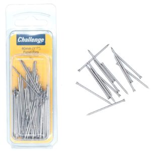 Challenge Stainless Steel Panel Pins 40 mm 60 g Blister Pack