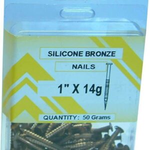 Prepax Silicone Bronze Nails 50gm 50mm x 12g