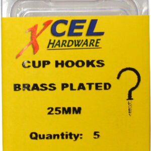Prepax Cup Hooks - Round BP 5-pce 25mm