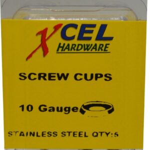 Prepax Screw Cups - Stainless Steel 5-pce 10g