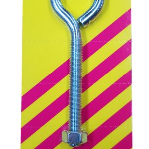 Xcel Eye Bolt & Nut ZP 75mm x 8mm Carded