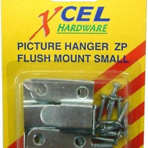 Xcel Picture Hanger Flush Mount - Plain 2-Sets Carded
