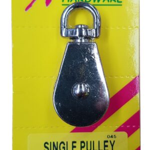 Xcel Single Awning Pulley - Galvanised 25mm Carded