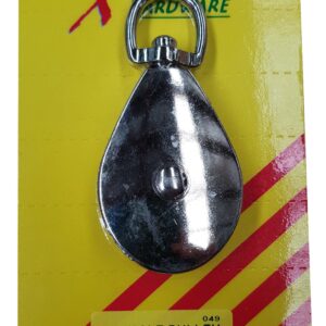 Xcel Single Awning Pulley - Galvanised 50mm Carded