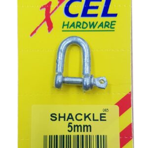Xcel D-Shackle - Galvanised 5mm Carded