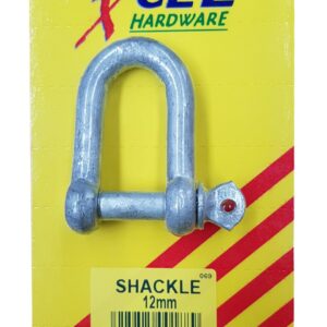 Xcel D-Shackle - Galvanised 12mm Carded
