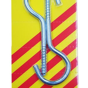 Xcel Screw Hooks ZP #14 2-pce 89mm x 4.9mm Carded