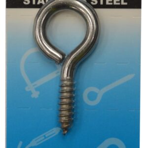 Xcel Screw Eye Stainless Steel #0SSE 72mm x 8mm Carded