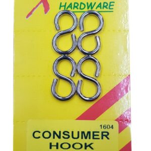 Xcel Chain Consumer S-Hooks NP 4-pce Carded